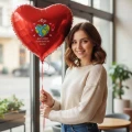 BALON SERCE Walentynki Z Imieniem PREZENT DLA DZIEWCZYNY ŻONY CHŁOPAKA