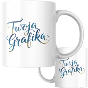KUBEK Z TWOIM WŁASNYM NADRUKIEM FOTO ZDJĘCIEM NAPISEM LOGO NA PREZENT