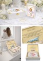 Biblia dla dziecka CHRZEST KOMUNIA prezent personalizowany nadruk UV