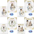 Biblia dla dziecka CHRZEST KOMUNIA prezent personalizowany nadruk UV