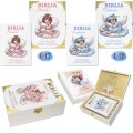 Biblia dla dziecka CHRZEST KOMUNIA prezent personalizowany nadruk UV