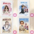 Pamiątka na KOMUNIĘ ŚWIĘTĄ CHRZEST BIBLIA PISMO ŚW nadruk z imieniem