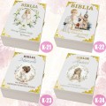 Personalizowane pudełko na Chrzest Komunię drewniane białe UV imię dedykacja