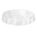 Przezroczysta CERATA OBRUS Plamoodporny okrągły 90cm PVC WODOODPORNY