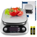 ELEKTRONICZNA WAGA KUCHENNA Precyzyjna LCD 3kg 3000g/0.1g + BATERIE ZESTAW