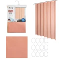 ZASŁONA PRYSZNICOWA 180X200 DO WANNY Kabiny Zasłonka Pod Prysznic RÓŻOWA