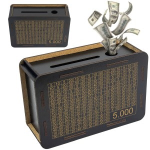 Prezent SKARBONKA WYKREŚLANA cel 5000 WYZWANIE OSZCZĘDZANIE upominek