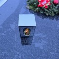 Znicz LED Jezus Dobry Pasterz kapliczka lampion na grób lustro weneckie