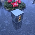 Znicz LED Jezus Dobry Pasterz kapliczka lampion na grób lustro weneckie
