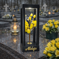 ZNICZ SOLARNY Wielkanocny na grób cmentarz DUŻY NAGROBNY ZNICZE SOLARNE