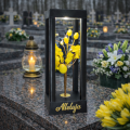 ZNICZ SOLARNY Wielkanocny na grób cmentarz DUŻY NAGROBNY ZNICZE SOLARNE