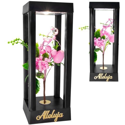 ZNICZ SOLARNY Wielkanocny na grób cmentarz DUŻY NAGROBNY ZNICZE SOLARNE