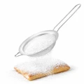 SITKO KUCHENNE DO CUKRU PUDRU CIASTA MĄKI STAL NIERDZEWNA SITO 10x24cm