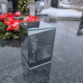 Ekskluzywny ZNICZ LED z cytatem pamięci LUSTRO WENECKIE nieskończony ogień