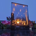 ZNICZ LED efekt płomienia LAMPION na GRÓB cmentarz WIELKANOC BAZIE