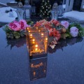 ZNICZ LED efekt płomienia LAMPION na GRÓB cmentarz WIELKANOC BAZIE