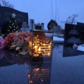 Ekskluzywny ZNICZ LED z cytatem pamięci LUSTRO WENECKIE nieskończony ogień