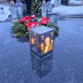 Znicz LED 15 cm PERSONALIZOWANY znicz ZE ZDJĘCIEM grawer mama dziadek