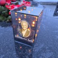 Znicz LED 15 cm PERSONALIZOWANY znicz ZE ZDJĘCIEM grawer mama dziadek