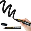 MARKER PERMANENTNY WODOODPORNY NIEBLAKNĄCY 4,5MM OKRĄGŁY CZARNY