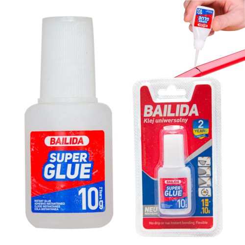 BŁYSKAWICZNY KLEJ SUPER GLUE SZYBKI MOCNY STRONG UNIWERSALNY 10g