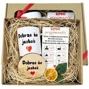 PREZENT NA DZIEŃ KOBIET ZESTAW DLA NIEJ ŻONY DZIEWCZYNY KUBEK
