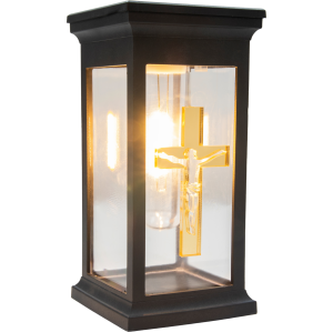 ZNICZ SOLARNY LED LAMPION LAMPA NA GRÓB STATUETKA NA CMENTARZ