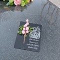 ZNICZ dekoracja STROIK na grób WIELKANOCNY podstawka na cmentarz WIELKANOC