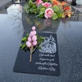 ZNICZ dekoracja STROIK na grób WIELKANOCNY podstawka na cmentarz WIELKANOC