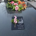 ZNICZ dekoracja STROIK na grób WIELKANOCNY podstawka na cmentarz WIELKANOC
