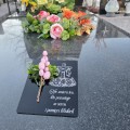 ZNICZ dekoracja STROIK na grób WIELKANOCNY podstawka na cmentarz WIELKANOC