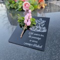 ZNICZ dekoracja STROIK na grób WIELKANOCNY podstawka na cmentarz WIELKANOC