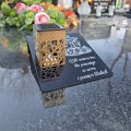 ZNICZ solarny LED STROIK na grób WIELKANOCNY znicze na cmentarz WIELKANOC