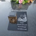 ZNICZ solarny LED STROIK na grób WIELKANOCNY znicze na cmentarz WIELKANOC