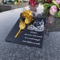 ZNICZ dekoracja STROIK na grób WIELKANOCNY podstawka na cmentarz WIELKANOC