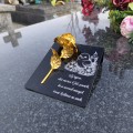 ZNICZ dekoracja STROIK na grób WIELKANOCNY podstawka na cmentarz WIELKANOC