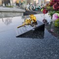 ZNICZ dekoracja STROIK na grób WIELKANOCNY podstawka na cmentarz WIELKANOC