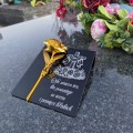 ZNICZ dekoracja STROIK na grób WIELKANOCNY podstawka na cmentarz WIELKANOC