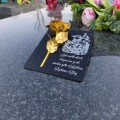 ZNICZ dekoracja STROIK na grób WIELKANOCNY podstawka na cmentarz WIELKANOC