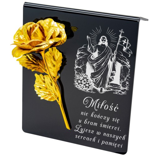 ZNICZ dekoracja STROIK na grób WIELKANOCNY podstawka na cmentarz WIELKANOC