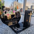 ZNICZ Led Statuetka NA CMENTARZ GRÓB DUŻA Lampka lampion Efekt płomienia