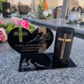 ZNICZ Led Statuetka NA CMENTARZ GRÓB DUŻA Lampka lampion Efekt płomienia