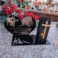 ZNICZ Led Statuetka NA CMENTARZ GRÓB DUŻA Lampka lampion Efekt płomienia
