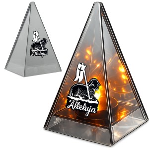 ZNICZ LED efekt płomienia LAMPION na GRÓB cmentarz WIELKANOC BARANEK