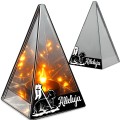 ZNICZ LED efekt płomienia LAMPION na GRÓB cmentarz WIELKANOC BARANEK