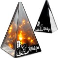 ZNICZ LED efekt płomienia LAMPION na GRÓB cmentarz WIELKANOC BARANEK