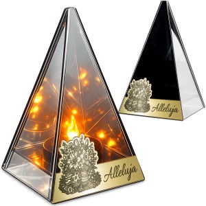 ZNICZ LED efekt płomienia LAMPION na GRÓB cmentarz WIELKANOC LATARENKA