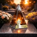 ZNICZ LED efekt płomienia LAMPION na GRÓB cmentarz WIELKANOC JEZUS