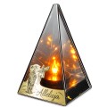 ZNICZ LED efekt płomienia LAMPION na GRÓB cmentarz WIELKANOC JEZUS