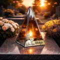 ZNICZ LED efekt płomienia LAMPION na GRÓB cmentarz WIELKANOC BARANEK